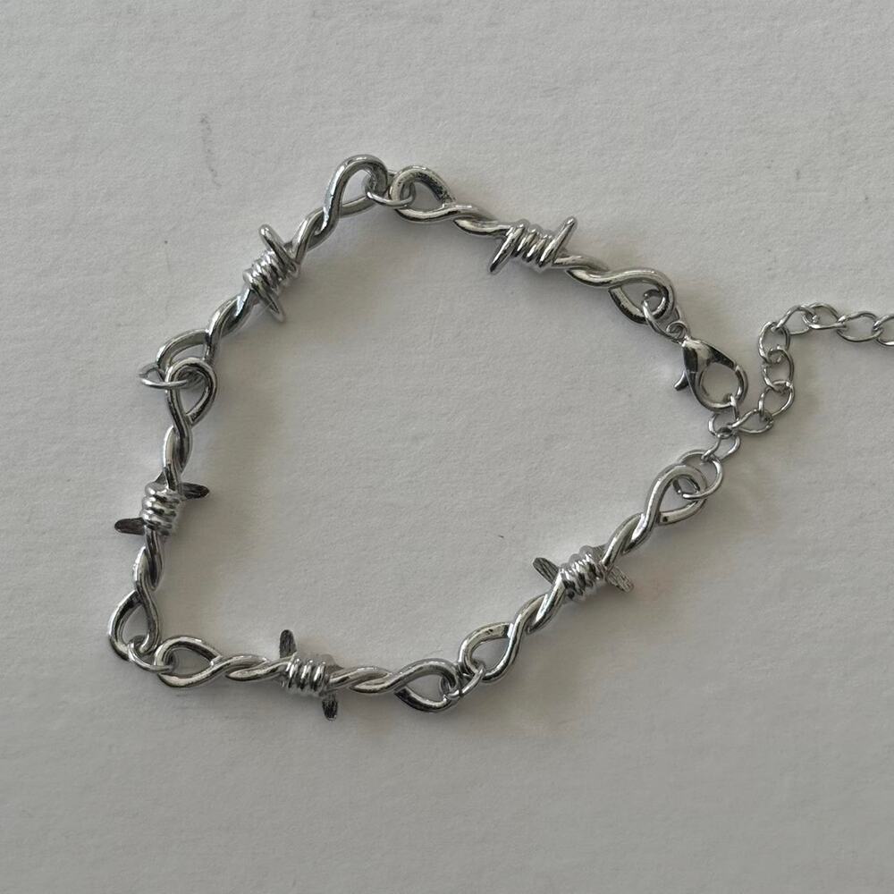 Vintage barbed wire stainless steel